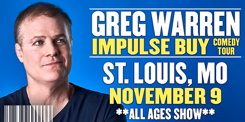 Greg Warren in St. Louis, MO - All Ages Show