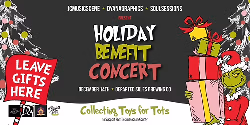 Holiday Benefit Concert, Toy-Drive & Pop-up at Departed Soles
