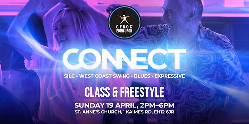 Ceroc Edinburgh: Connect Smooth Sunday Class and Freestyle