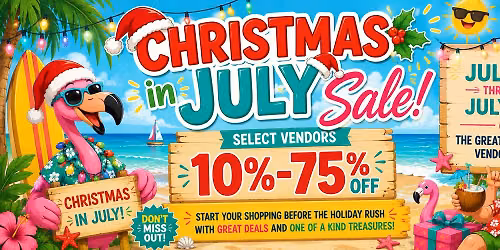 Christmas in July SALE