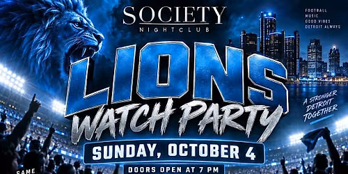 Detroit Lions Watch Party