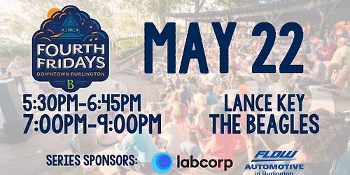 4th Fridays Concert Series- May 2026