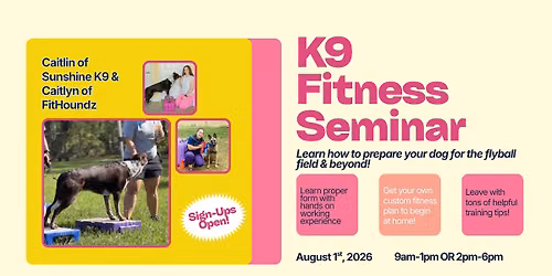 Jumpin Jax Flyball Club K9 Fitness Seminar