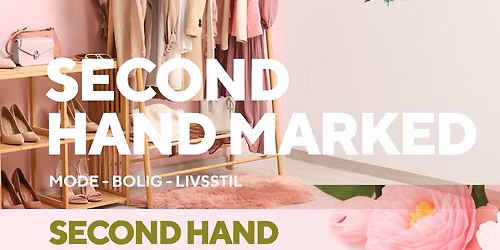 Second Hand marked med t\u00f8j og genbrugsguld