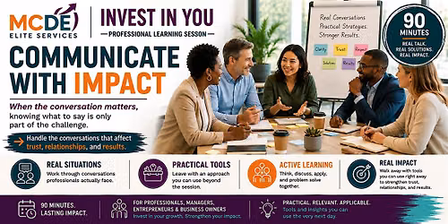 Communicate with Impact: Handle the Conversations That Matter