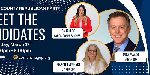 Meet the Candidates - March Evening GOP Meeting