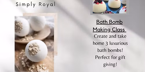 Bath Bomb Making Class 