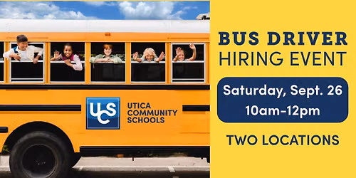 UCS Bus Driver Hiring 