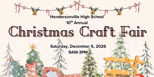 HHS Christmas Craft Fair 10th Anniversary Event
