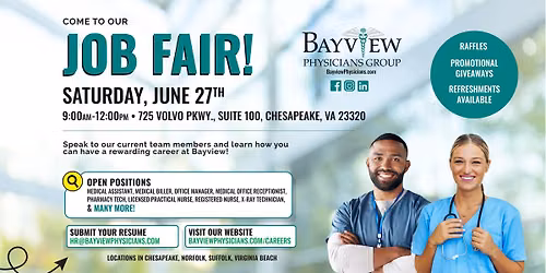 Bayview Physicians Group Job Fair