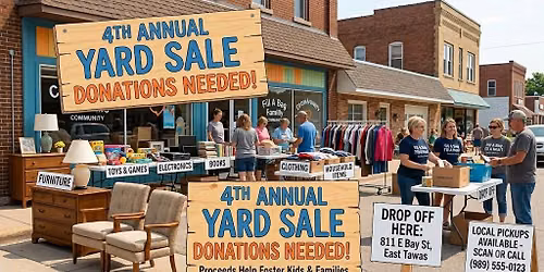 4th Annual Yard Sale
