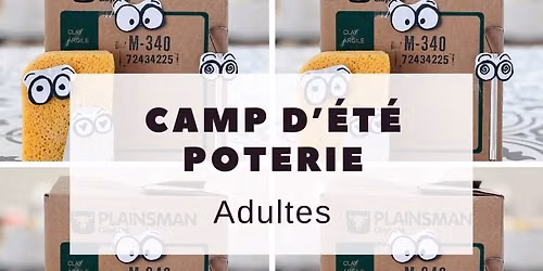 Camp d'\u00e9t\u00e9 \u2600\ufe0f de poterie pour Adultes