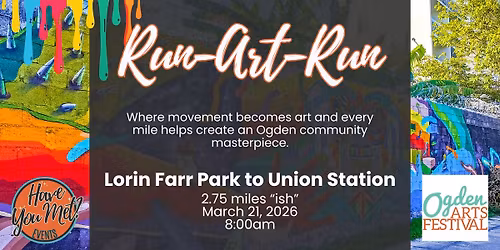 Run-Art-Run for Ogden Arts Festival