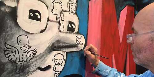 VIP DINNER WITH THE ARTIST PATRICK MOYA , LIVE PAINTING & ARTIST TALK