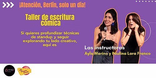 Taller de escritura c\u00f3mica (avanzado)