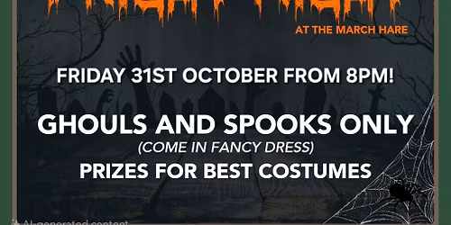 \ud83d\udc7b\ud83c\udf83 FRIGHT NIGHT at The March Hare! \ud83c\udf83\ud83d\udc7b