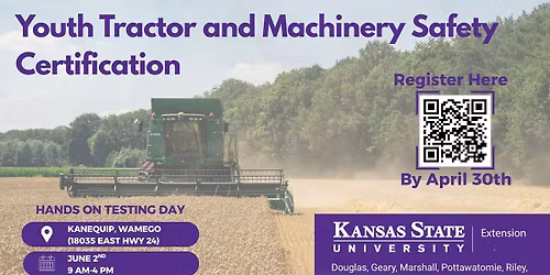 Youth Tractor and Machinery Safety Certification Course