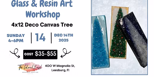 Glass & Resin Art Tree Workshop