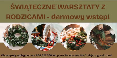 \u015awi\u0105teczne warsztaty dla dzieci z rodzicami - robimy \u015awi\u0105teczne wie\u0144ce