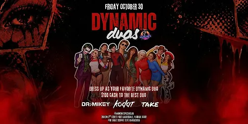 1030 DYNAMIC DUOS - HALLOWEEN 2026 MUNCHIES FORT LAUDERDALE