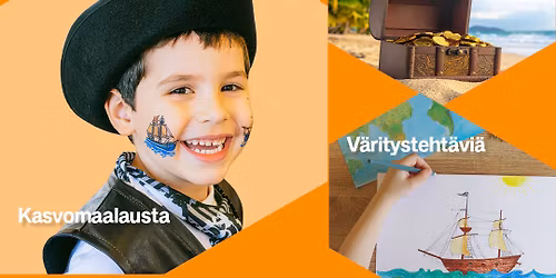 Merirosvop\u00e4iv\u00e4 Lasten lauantai 18.4. \ud83c\udfdd\ufe0f\ud83d\udcdc\ud83d\udcb0