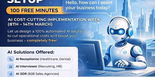 In-Office Meet: Free AI Automation Setup (8 slots left) 9th - 13th March