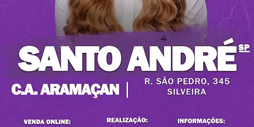 Gabriela Rocha em Santo Andr\u00e9 - Clube Arama\u00e7an
