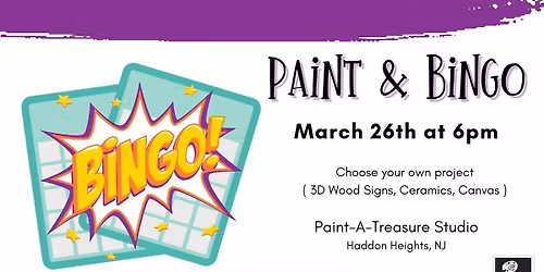Paint N Bingo Adult Craft Night
