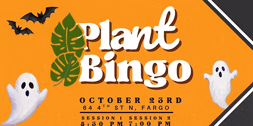 Plant Bingo! Thursday October 23rd @ Botanical Brothers