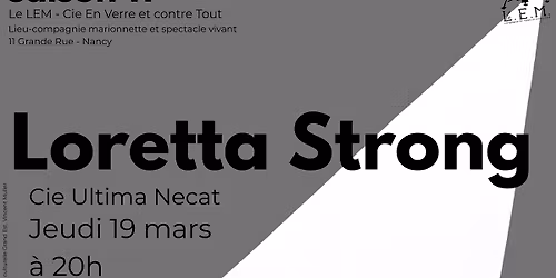 Loretta Strong - Cie Ultima Necat