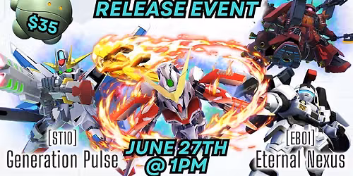 WCG Gundam ST10&EB01 Battle Royale Release Event! June 27th