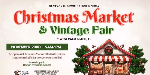 Christmas Market & Vintage Fair | West Palm Beach Holiday Shopping
