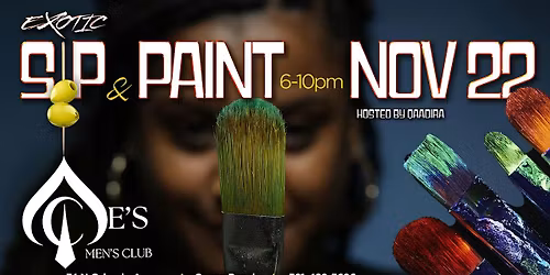 Aces Exotic Sip & Paint | Nov 22nd