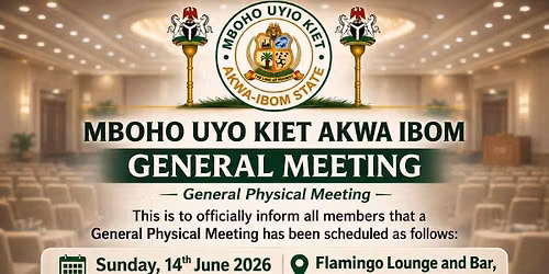 Mboho uyio kiet akwa ibom general meeting