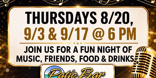 Karaoke at Patio Bar at Wyndham Deerfield Beach
