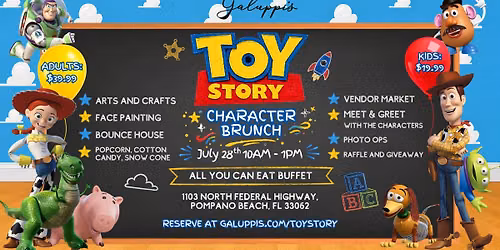 Toy Story Character Brunch
