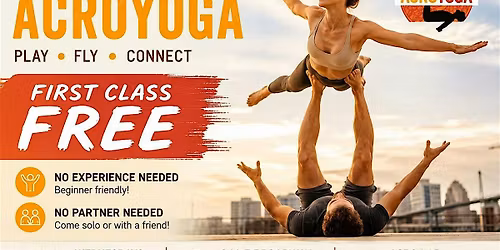 Rising Sun AcroYoga | First Class FREE | Beginner Friendly