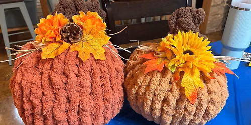 09\/19\/2026 10 am Chunky Knit Pumpkins (set of 2)