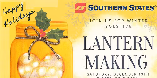 Winter Solstice Lantern Making