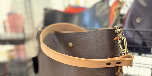 Leather Bucket Bag with TabbyCat Leather Co. 5\/28 @6pm