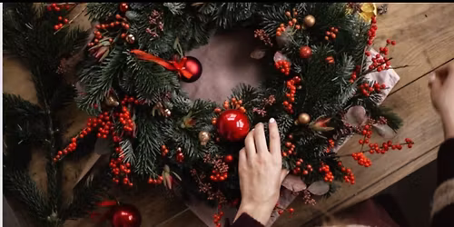 Xmas fresh wreath making class