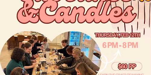 Galentine's Day Cupcakes & Soy Candles Workshop at Lancaster Cupcake