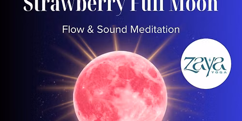 Strawberry Full Moon Flow & Sound Meditation