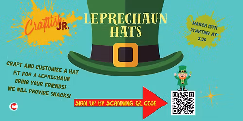 Craftish Jr: Leprechaun Hats