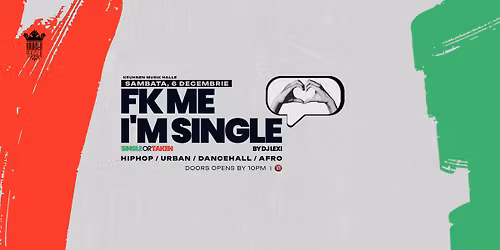 FK me I'm single\ud83d\udc9a\u2764\ufe0f at Kruhnen Musik Halle \/ 6 decembrie