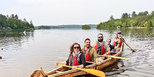 Wiigwaasi-Jiimaan (Birch Bark Canoe) Community Paddle