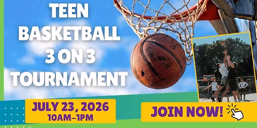 Teen Basketball 3 On 3 Tournament