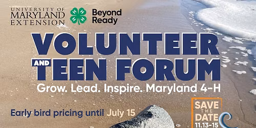 Maryland 4-H Volunteer and Teen Forum
