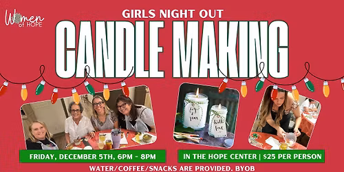 Girls Night Out Candle Making
