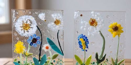 Dandilion Flower Garden Fused Glass Workshop